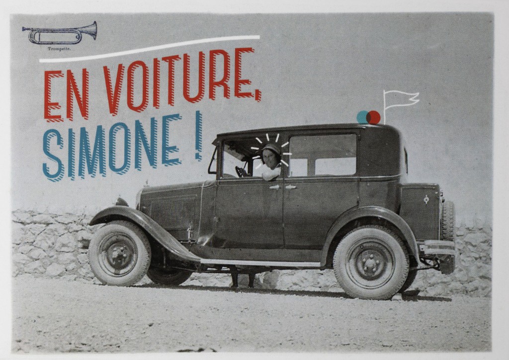 SUD CORNER - Carte postale En voiture Simone!(1)
